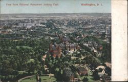 View from National Monument looking East Postcard