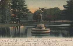 Dyer Memorial Fountain, Roger Williams Park Postcard