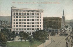 First National Bank Building, Oakland, CA Postcard