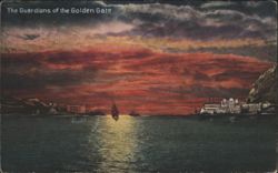 The Guardians of the Golden Gate Postcard