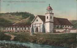 Santa Cruz Mission, Founded 1793 Postcard