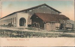 San Fernando Mission, CA Postcard