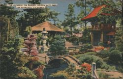 Japanese Tea Garden, Golden Gate Park, San Francisco Postcard