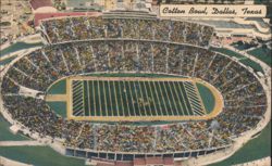 Cotton Bowl Stadium, Dallas, Texas - Capacity Crowd Postcard