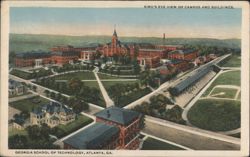 Bird's Eye View of Campus and Buildings Postcard