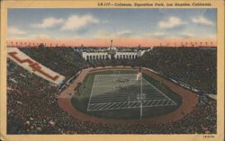 Coliseum, Exposition Park, Los Angeles, CA Postcard