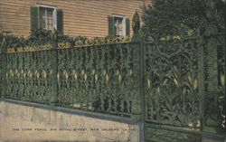 The Corn Fence, 915 Royal Street, New Orleans, LA Postcard