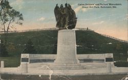 Union Soldiers' and Sailors' Monument, Druid Hill Park Postcard