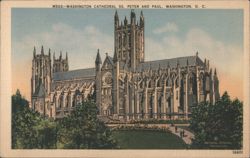 Washington Cathedral SS. Peter and Paul, Washington, D. C. Postcard