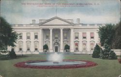 The White House, Washington D.C. - Carter Lead Paint Ad Postcard