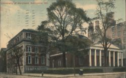 University of Maryland, Baltimore, Md. Postcard