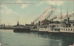 Waterfront, Light Street, Baltimore, MD Postcard