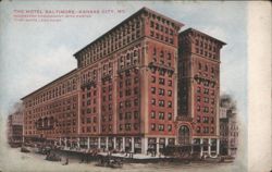 The Hotel Baltimore - Decorated with Carter Pure White Lead Paint Postcard