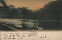 Panther Hollow Lake, Schenley Park, Pittsburgh, PA Postcard
