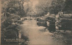 Babbling Brook, Ridgewood, NJ Postcard
