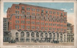 Hotel Morton, Virginia Avenue, Near Beach Postcard