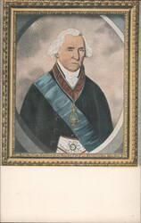 George Washington in Masonic Regalia, Williams Picture Postcard