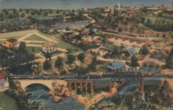 Roadside America: The World's Greatest Indoor Miniature Village Postcard