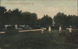 Wirt Park, General View, Hanover, PA Postcard