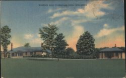 Riverside Golf Clubhouse, From 18th Green Postcard