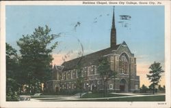 Harbison Chapel, Grove City College Postcard