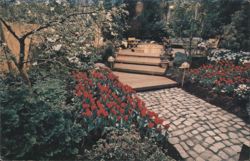 "SECLUSION" Philadelphia Flower Show Exhibit 1980 Postcard
