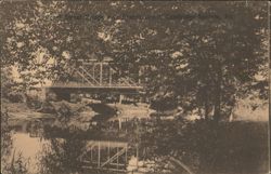Grant Street Bridge over French Creek, Cambridge Springs, PA Postcard