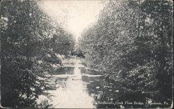 Brodhead's Creek From Bridge, Canadensis, PA Postcard
