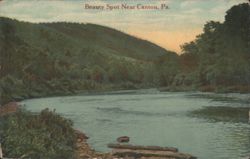 Beauty Spot Near Canton, PA Postcard