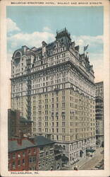Bellevue-Stratford Hotel, Walnut & Broad Streets Postcard