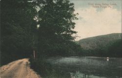 Drive along Valley Creek Postcard