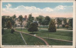 Wilson College Campus View, Chambersburg Postcard