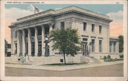 Post Office, Chambersburg, PA Postcard