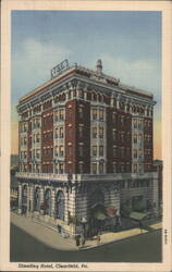 Dimeling Hotel, Clearfield, PA Postcard