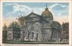 Cathedral of St. Peter and St. Paul, Philadelphia Postcard
