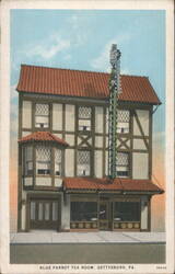 Blue Parrot Tea Room, Gettysburg, PA Postcard