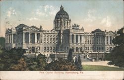 New Capitol Building, Harrisburg, PA Postcard