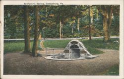 Spangler's Spring, Gettysburg, PA Postcard