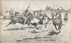 The Pony War Dance by Frederic Remington Postcard