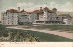 Santa Barbara, Cal. Hotel Potter Postcard