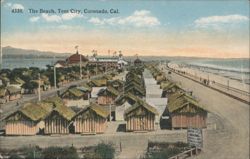 The Beach, Tent City Postcard