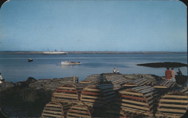 S. S. Yarmouth leaving Yarmouth, Nova Scotia NS Canada