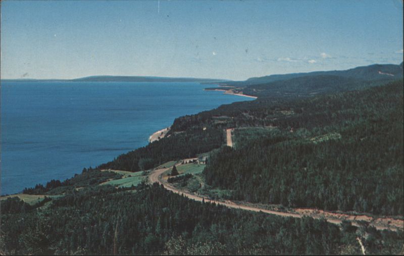 Coastal Scene on the Cabot Trail, Cape Breton, NS, Canada