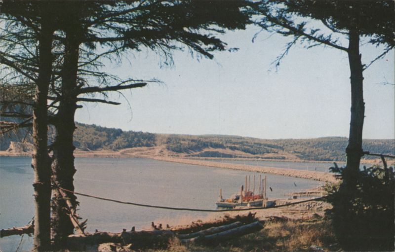 Canso Causeway from Cape Breton, Nova Scotia Canada