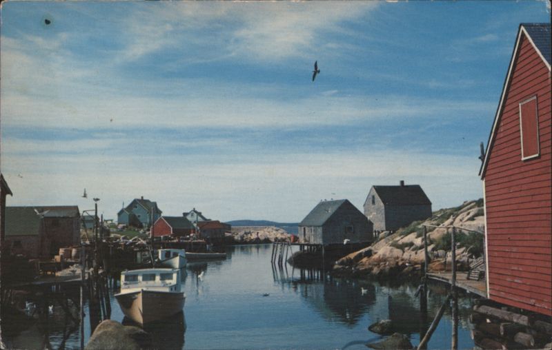 Peggy's Cove Fishing Village, Nova Scotia NS Canada