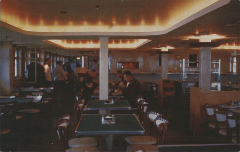 CAFETERIA, M. V. BLUENOSE NS Canada Interiors