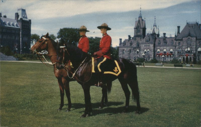 Mounties on Horseback Canada F. J. Hayward Misc. Canada