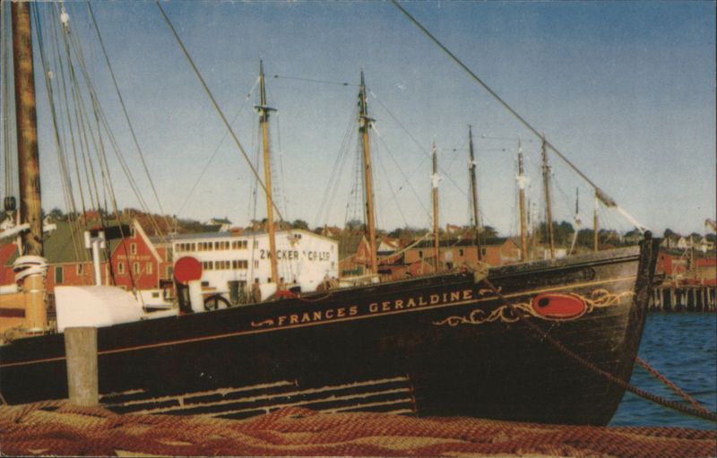 FRANCES GERALDINE Ship, Lunenburg Harbor, NS Canada