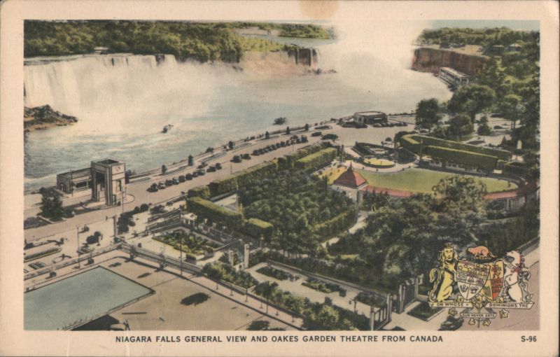 Niagara Falls General View and Oakes Garden Theatre Canada