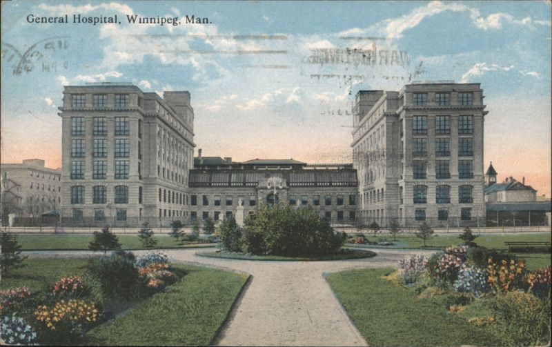 General Hospital, Winnipeg, Man. MB Canada Manitoba